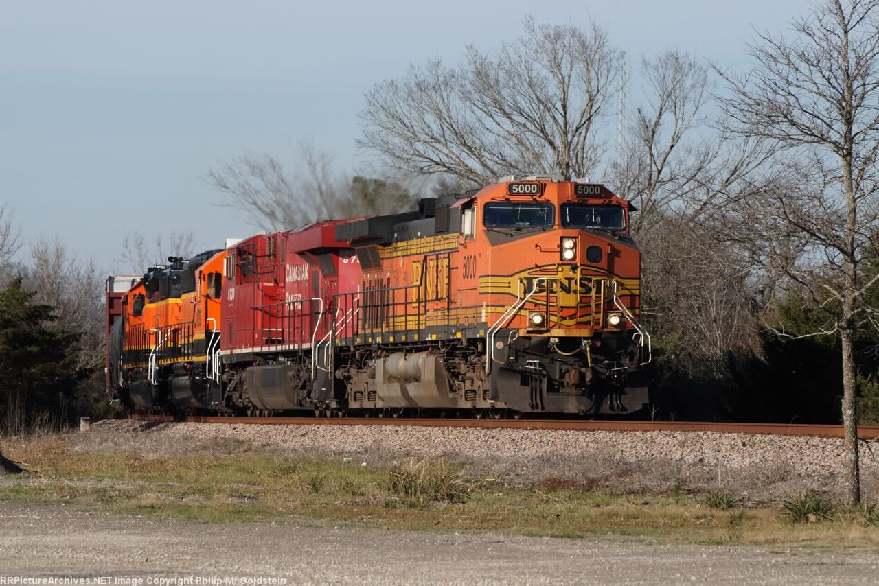 BNSF 5000, CP 8730, BNSF 1793, 1903